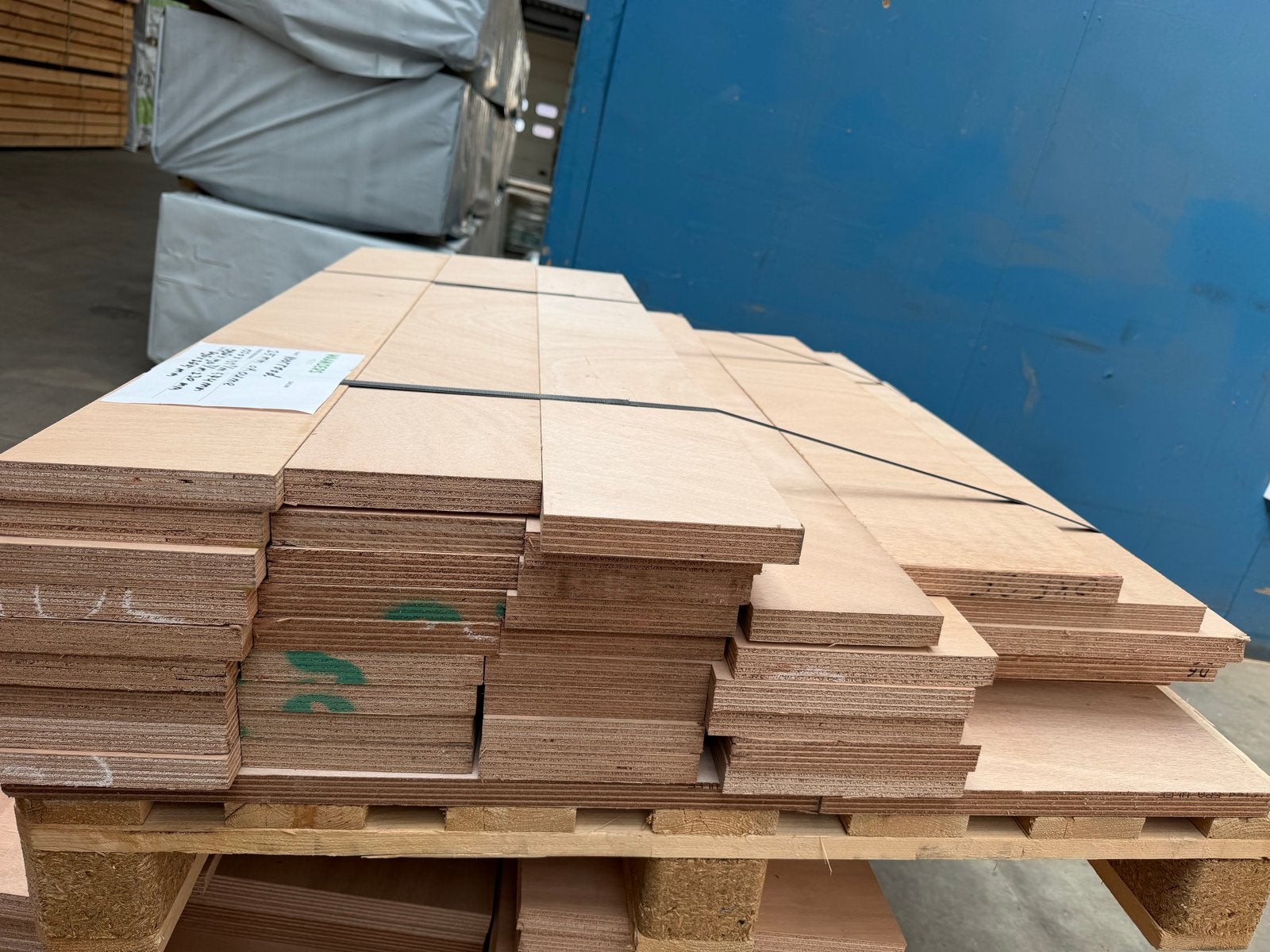 Okoume en Populieren Hout - Diverse Diktes, Ophalen, Gebruikt, 25 tot 50 mm, Plank