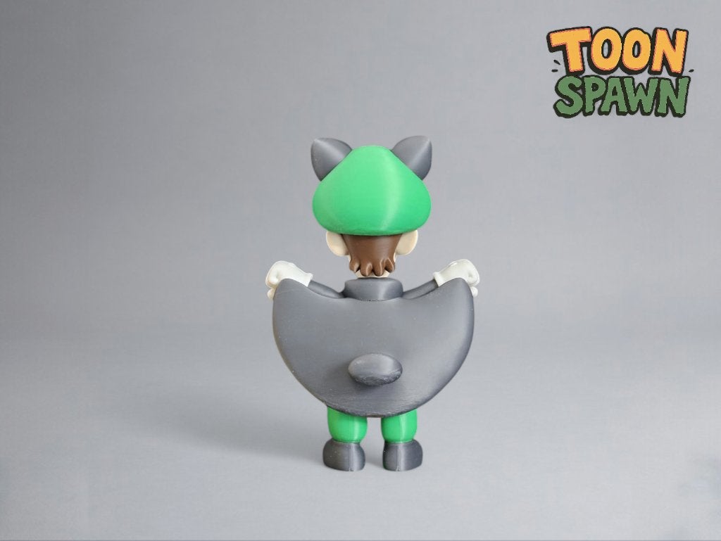 Flying Squirrel Luigi – 22,5 cm – Super Mario Figuur, Verzamelen, Ophalen of Verzenden, Nieuw, Overige typen