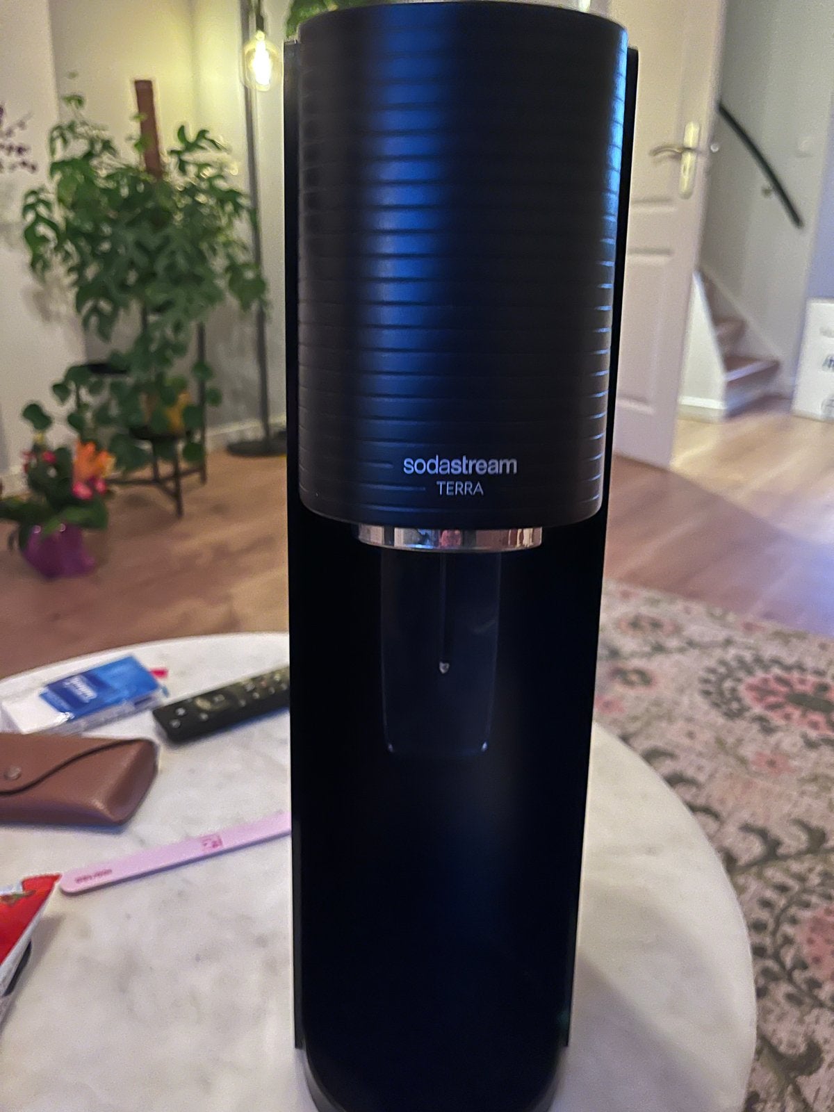 Sodastream Terra - Zwart, Witgoed en Apparatuur, Ophalen, Zo goed als nieuw