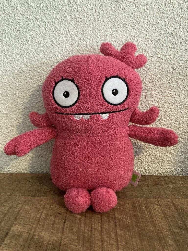 Ugly Dolls Truly Moxy roze pluche monster knuffel 20 cm ZGAN, Kinderen en Baby's, Speelgoed | Knuffels en Pluche, Overige typen