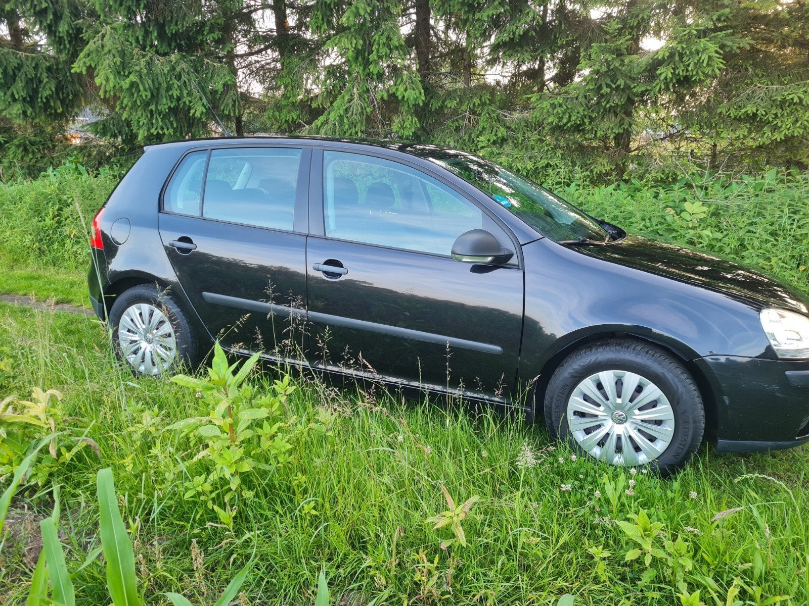 Volkswagen Golf 1.6 16V FSI 85KW 5D 2006 Zwart, Auto's, Voorwielaandrijving, Zwart, 4 cilinders, 620 kg