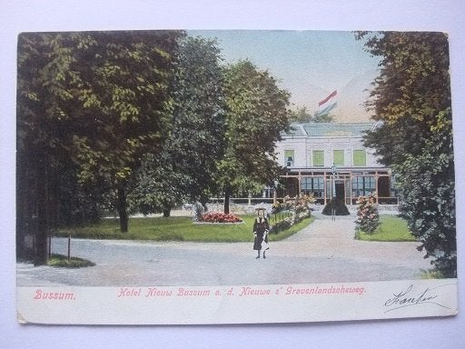 P293 Bussum - Hotel Nieuw Bussum, Verzenden, Voor 1920, Gelopen, Noord-Holland