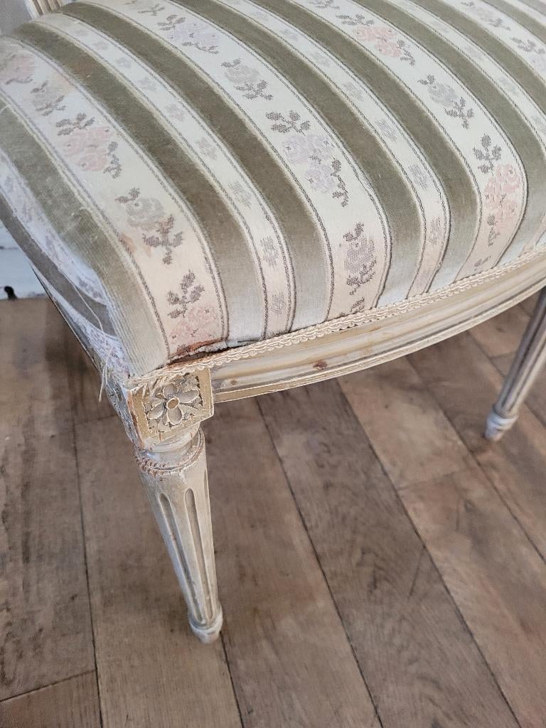 Zeer oude Franse boudoir stoel bureau stoel, Huis en Inrichting, Stoelen, Ophalen, Heikant 21 Kaatsheuvel, Overige kleuren, Belle Vieille Brocante