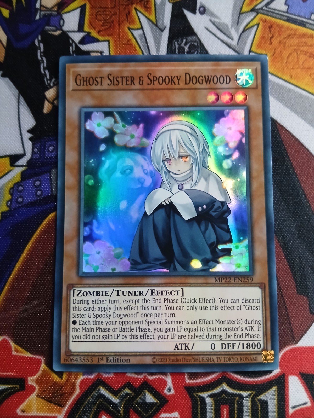 Ghost Sister & Spooky Dogwood - Super Rare MP22 - Yu-Gi-Oh, Ophalen of Verzenden, Zo goed als nieuw, Foil