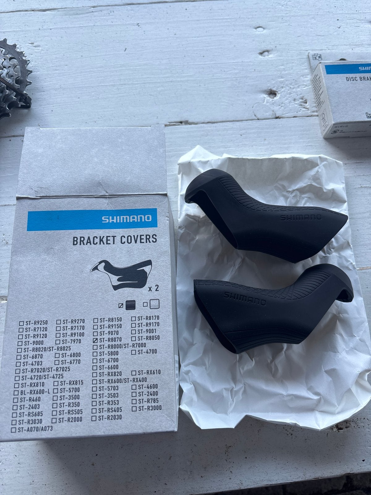 Shimano Shifter Covers voor ST-R8070 - nieuw, Overige typen, Nieuw, Ophalen of Verzenden, Rubber