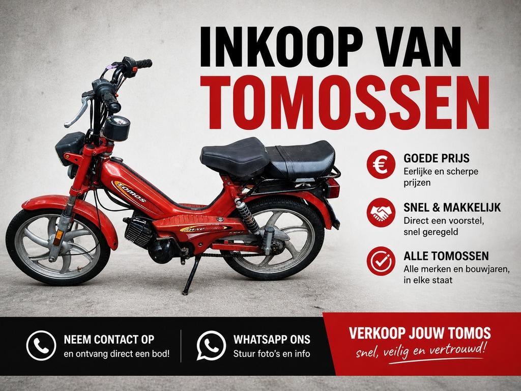 INKOOP VAN TOMOS (alle modellen), Ophalen, Tomos, Gebruikt, Overige modellen