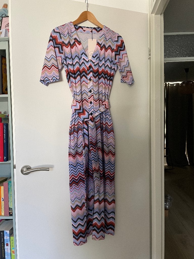 Studio Anneloes Travel jurk met korte mouw, maat xs, Kleding | Dames, Jurken, Nieuw, Ophalen of Verzenden, Maat 34 (XS) of kleiner
