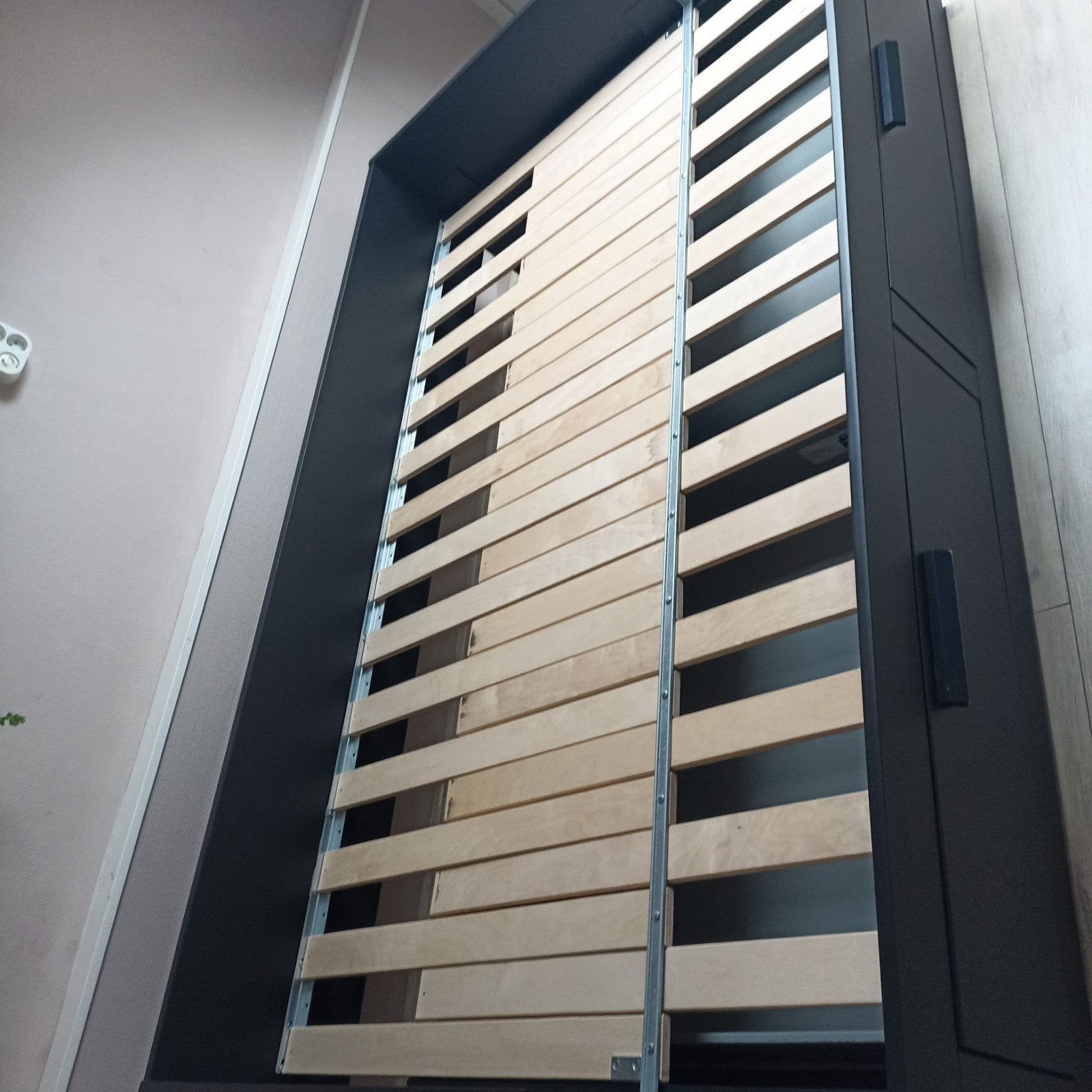 IKEA Brimnes Bedbank met Opberglades - Zwart, Ophalen, Gebruikt, Eenpersoons, Zwart