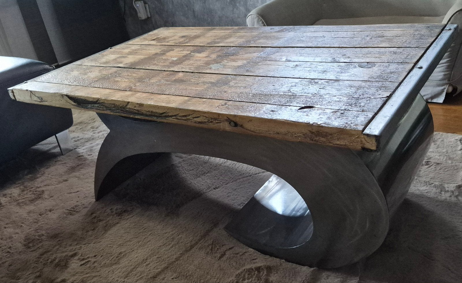 exclusieve, design salontafel, Ophalen, 100 tot 150 cm, 50 tot 100 cm, Zo goed als nieuw