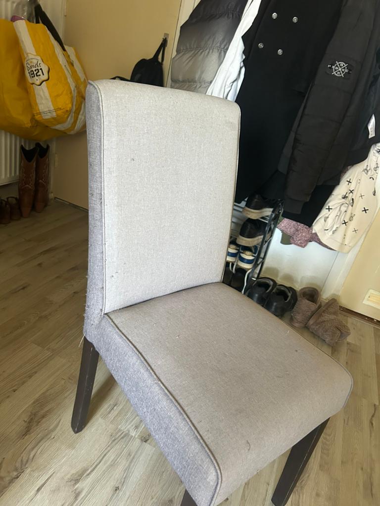 Grais stoelen, Ophalen, Gebruikt, Grijs, Vier