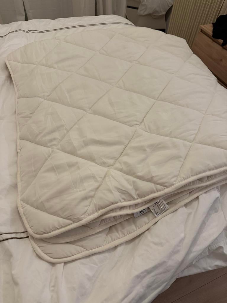 Dekbed 240x220 - Zo goed als nieuw!, Wit, Tweepersoons, Ophalen of Verzenden, Deken of Dekbed