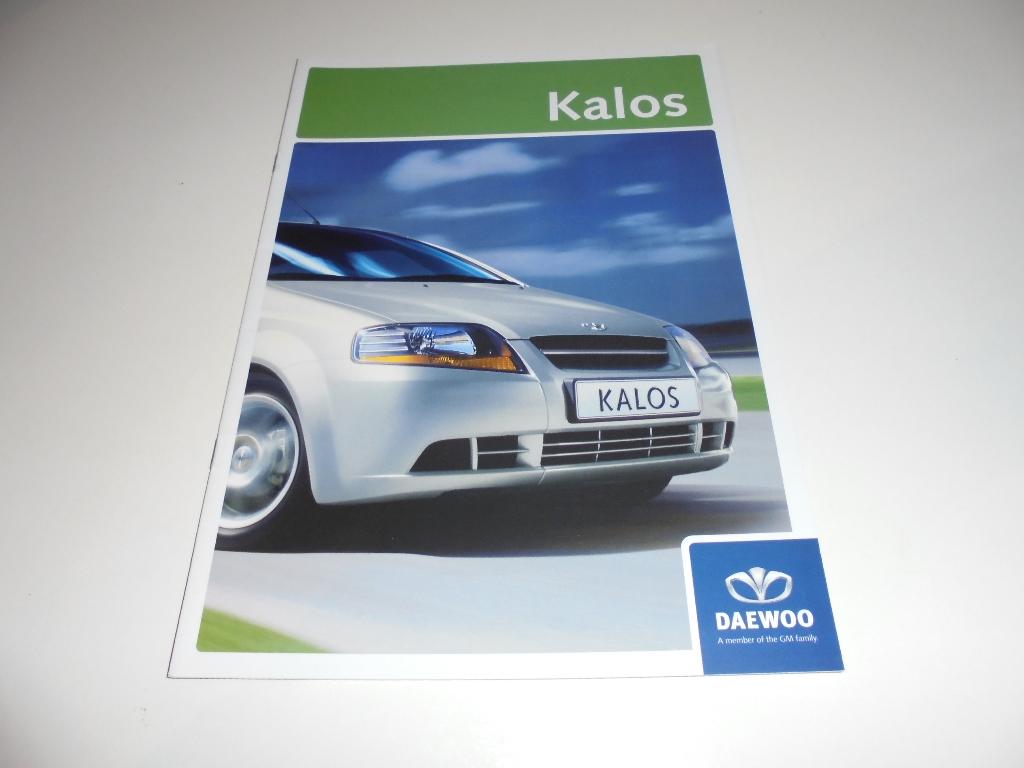 brochure Daewoo Kalos  2004, Ophalen of Verzenden, Nieuw, Overige merken