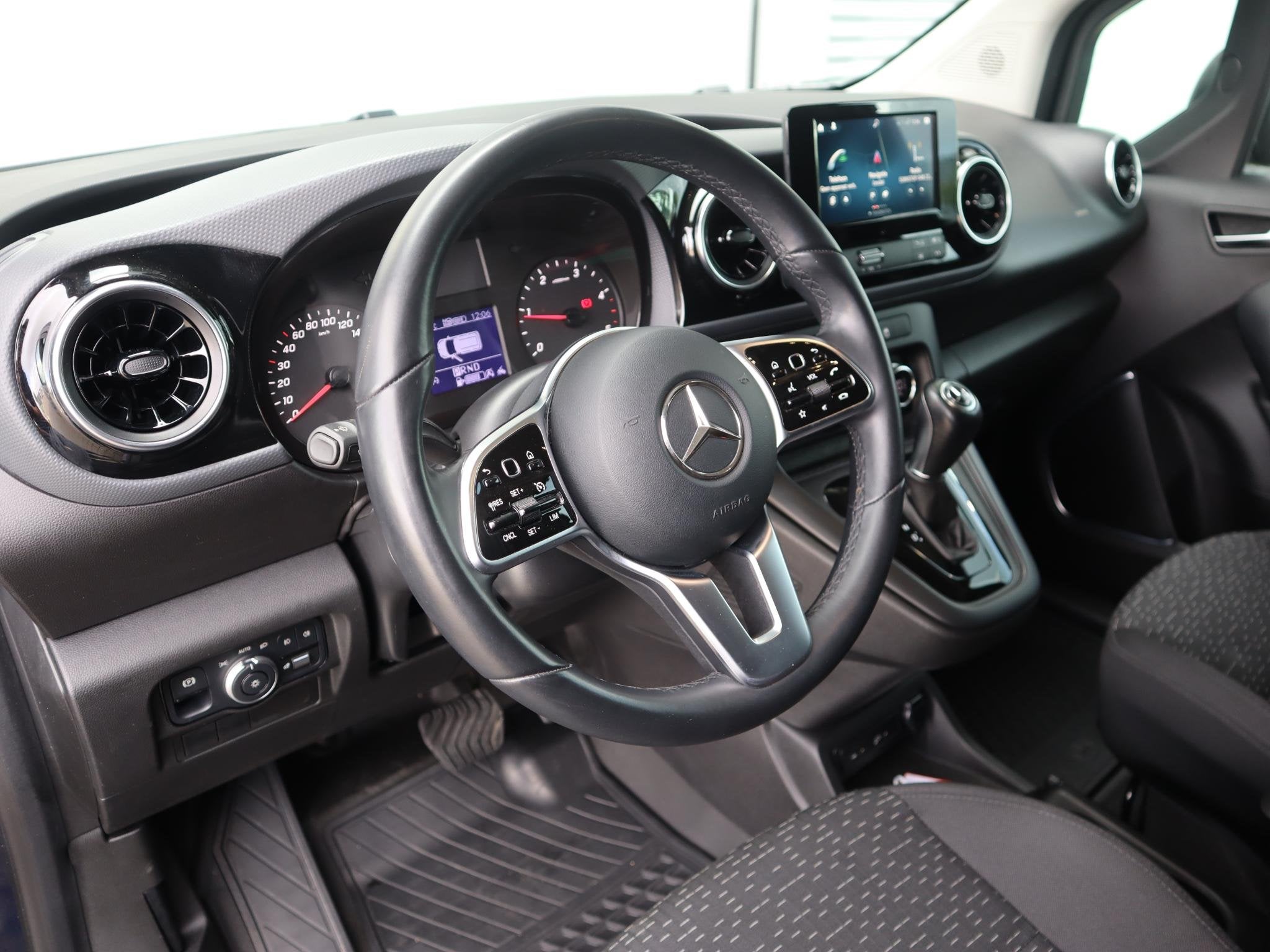 Mercedes-Benz Citan 110 CDI L2 PRO LED AUT., Auto's, Stof, Gebruikt, Euro 6, Blauw