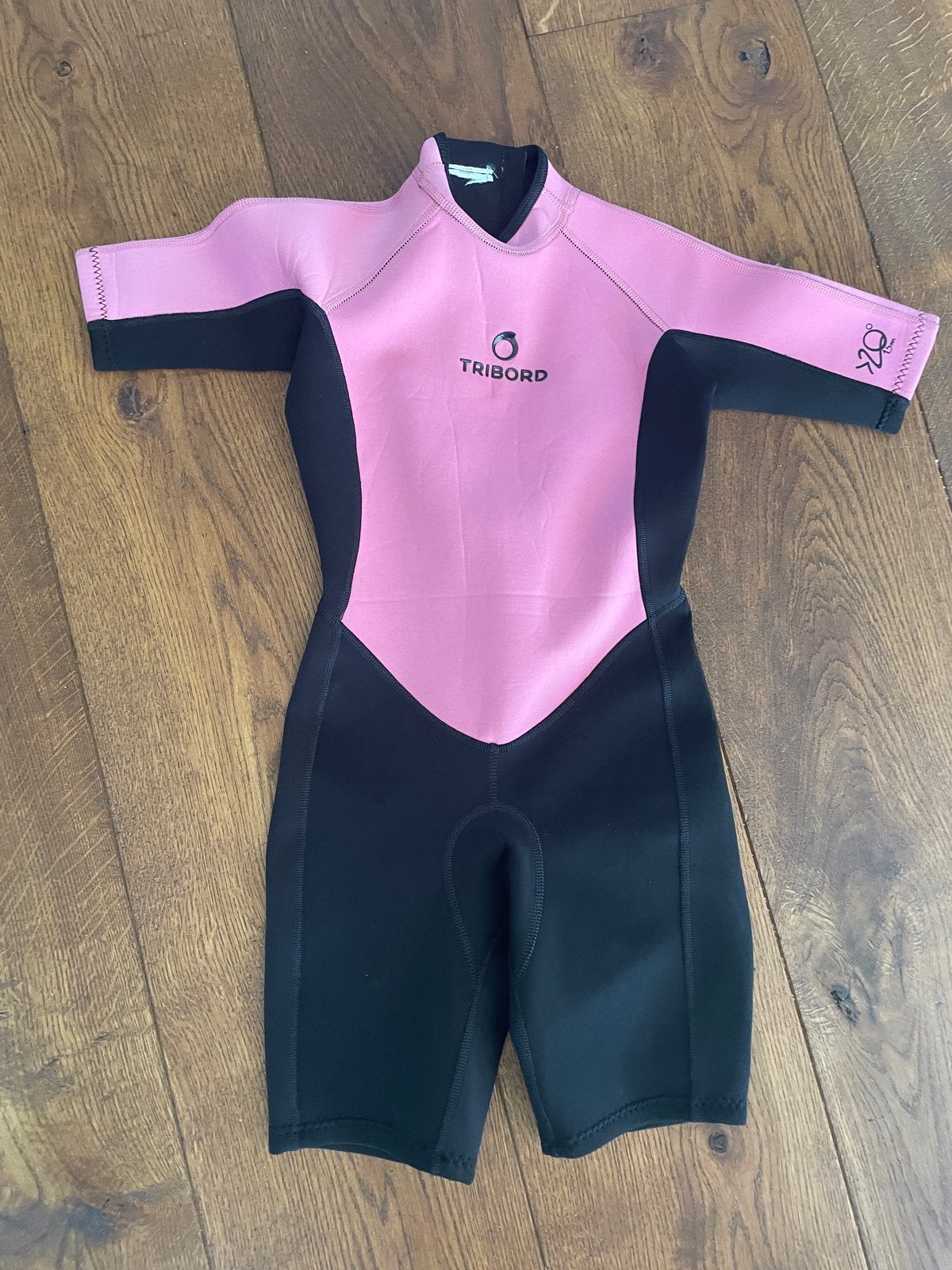 Tribord kinder Wetsuit - Roze/Zwart (Maat 6 jaar), Ophalen of Verzenden, Gebruikt, Kind, Wetsuit