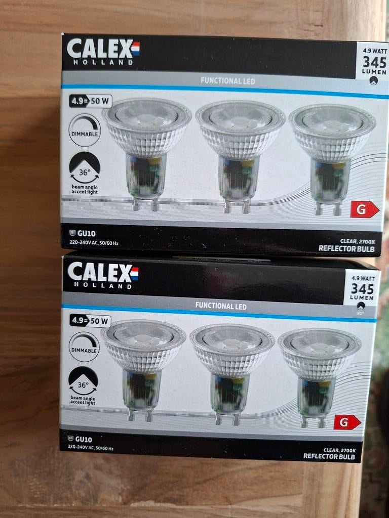 Calex dimbare led lampen 345 lumen, fitting GU 10, Led-lamp, Minder dan 30 watt, Nieuw, Overige fittingen