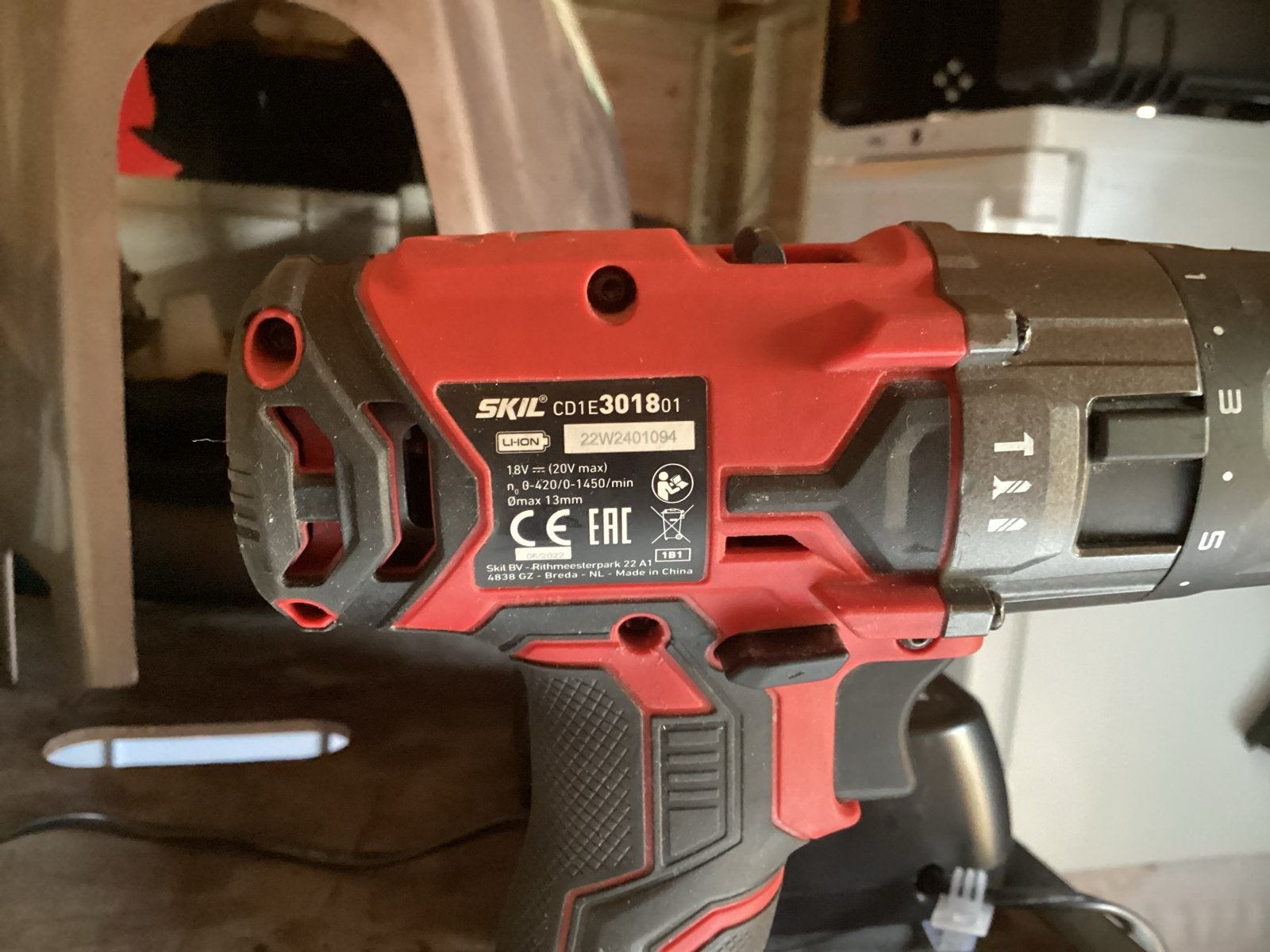 Foto 5 van SKIL CD1E3018D1 Accuboormachine - Zo goed als nieuw