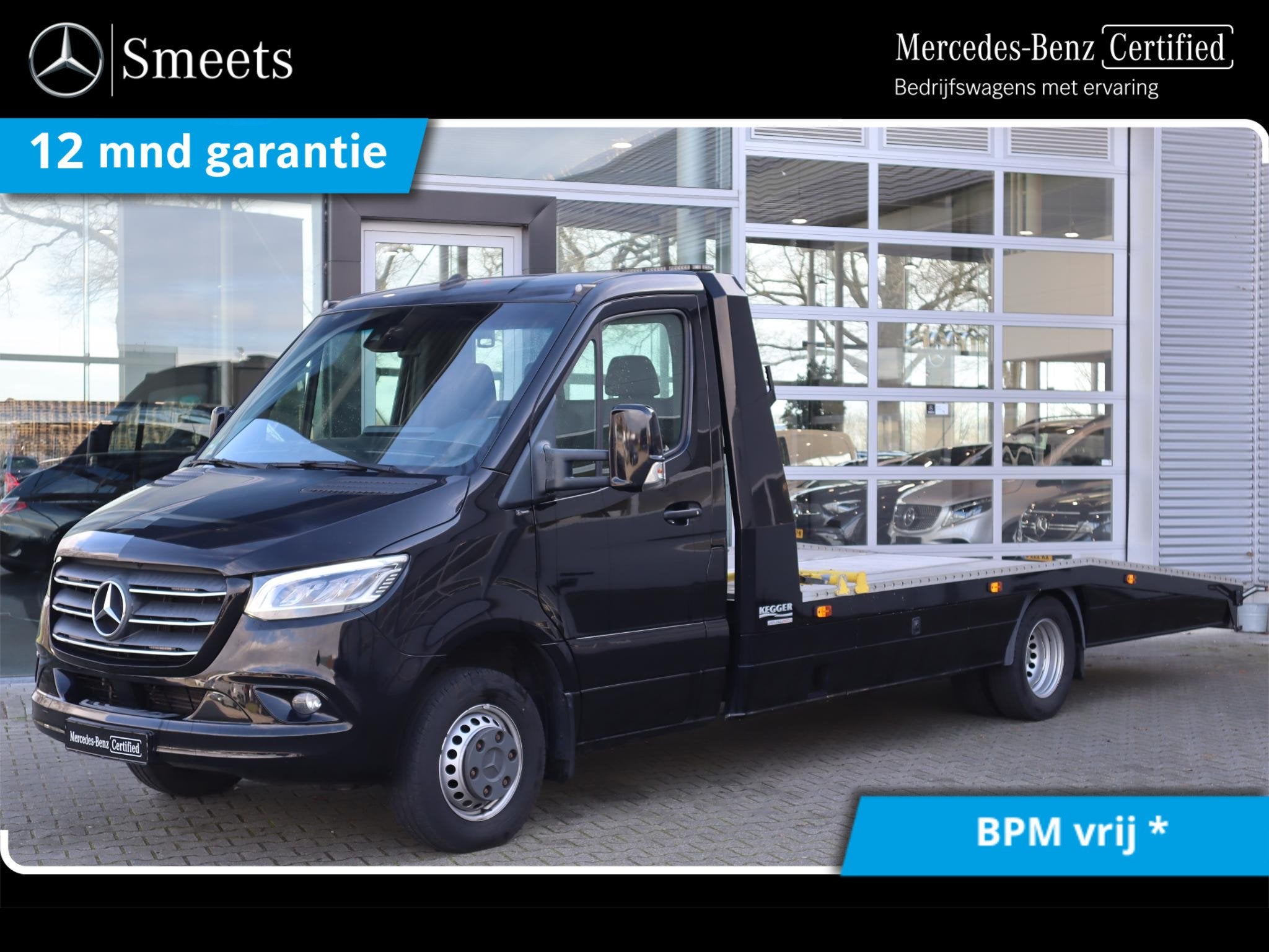 Mercedes-Benz Sprinter 519 CDI V6 OPRIJWAGEN LUCHTVERING LIE, Automaat, 12 maanden, Gebruikt, 190 pk