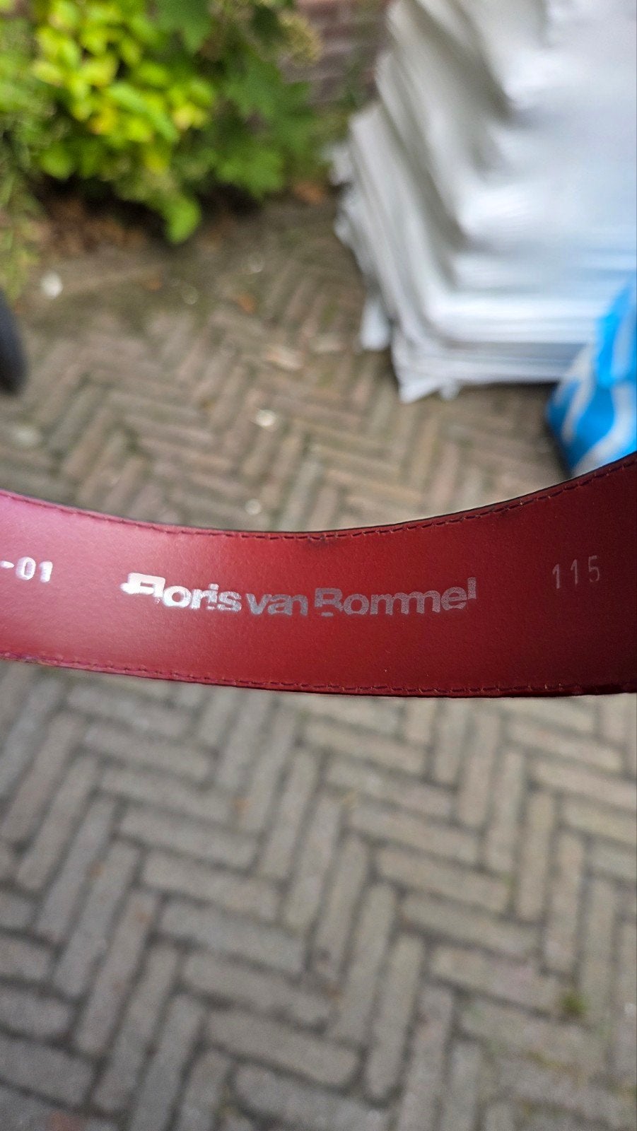 Floris van Bommel riem maat 115, Echt leder, Floris van Bommel, Heupriem, Ophalen of Verzenden