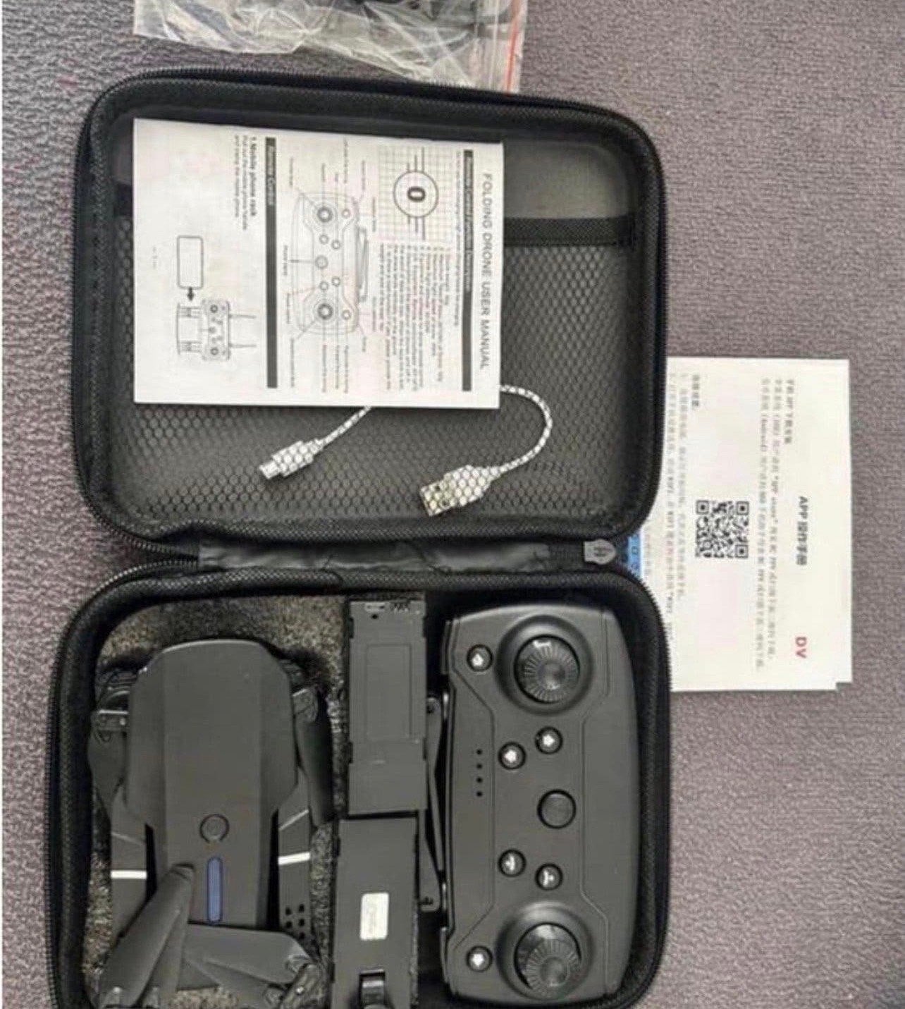 Opvouwbare drone met camera en afstandsbediening, Cameradrone, Verzenden, Overige merken, Minder dan 100 meter