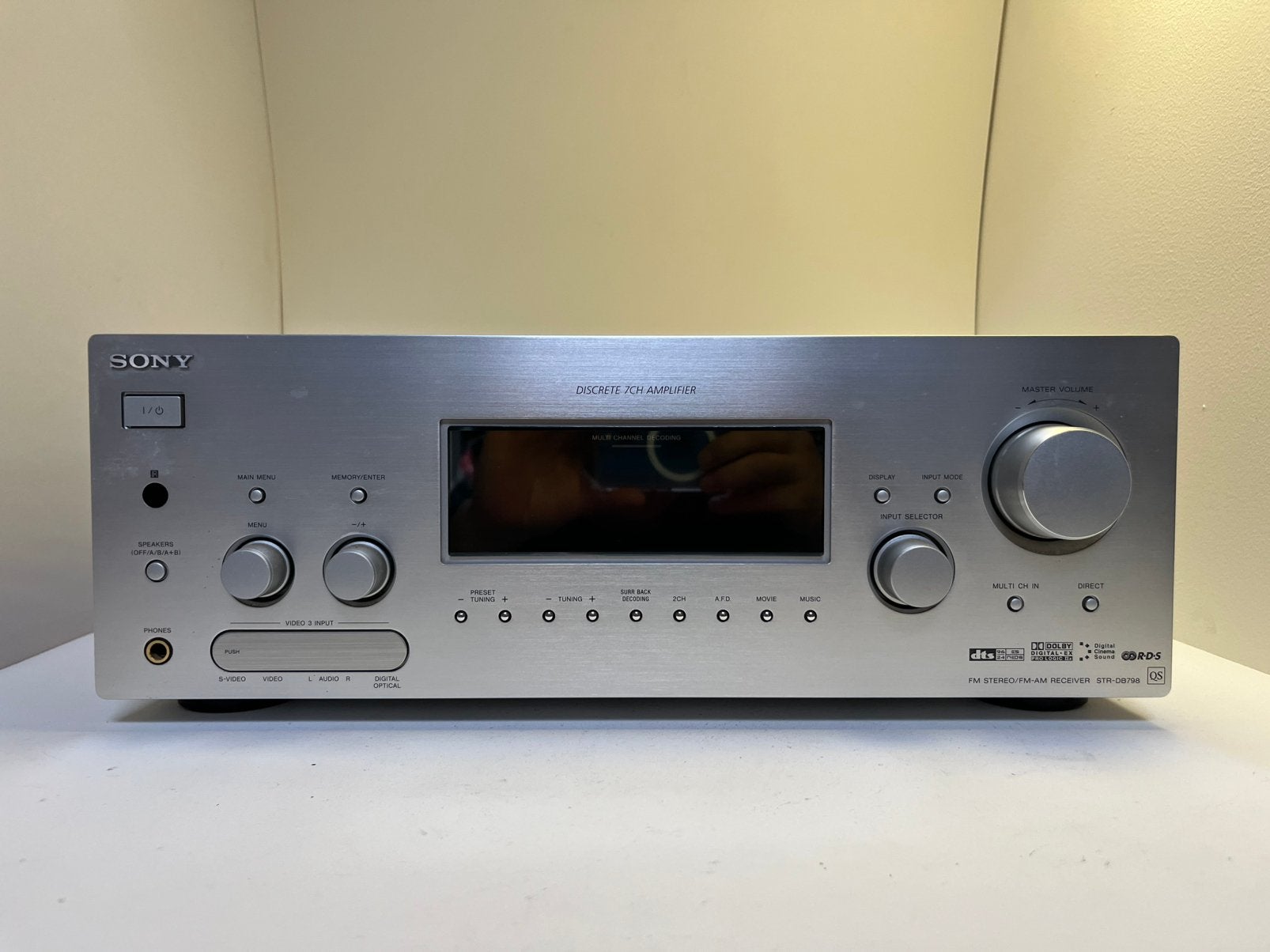 Sony str-db798 qs surround receiver, Ophalen, Zo goed als nieuw, 60 tot 120 watt, Sony