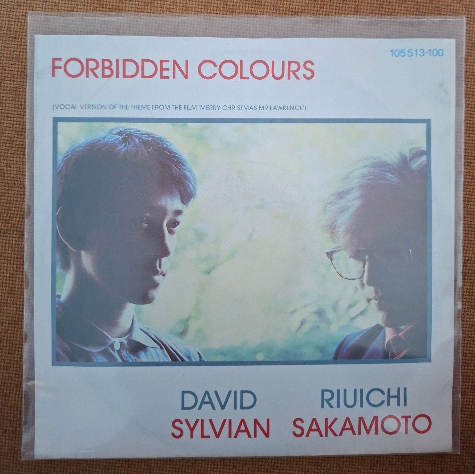 Sylvian, David/ Ryuichi Sakamoto  - Forbidden colours - TOP, Ophalen of Verzenden, Gebruikt, 7 inch, Filmmuziek en Soundtracks