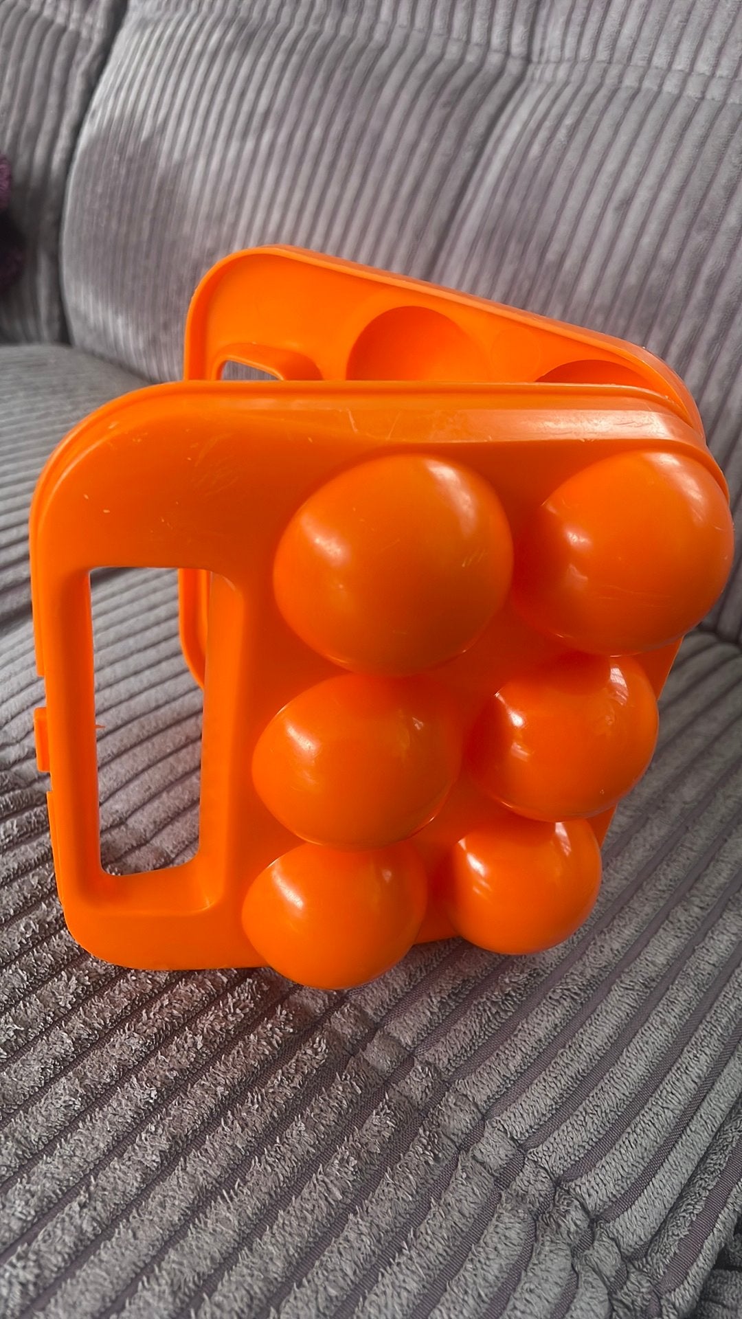 Oranje eierdoos 6, Ophalen of Verzenden, Huis en Inrichting