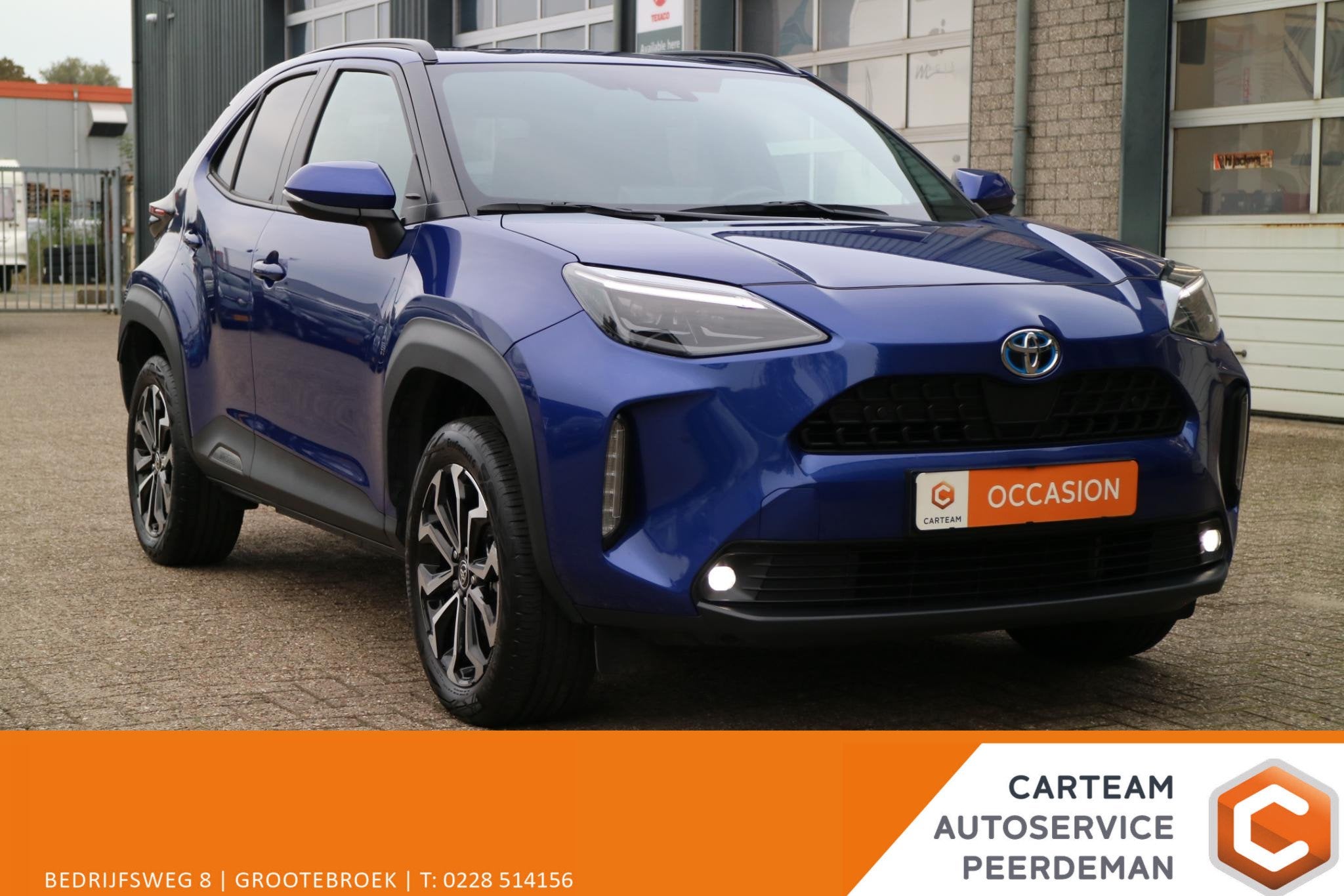 Toyota Yaris Cross 1.5 Hybrid Dynamic | Camera | Carplay | D, Dealer onderhouden, Stof, Gebruikt, Blauw