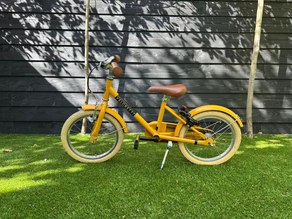 Veloretti Maxie 16 inch geel. Zo goed als nieuw incl. slot!, Ophalen, Zo goed als nieuw, 16 tot 20 inch
