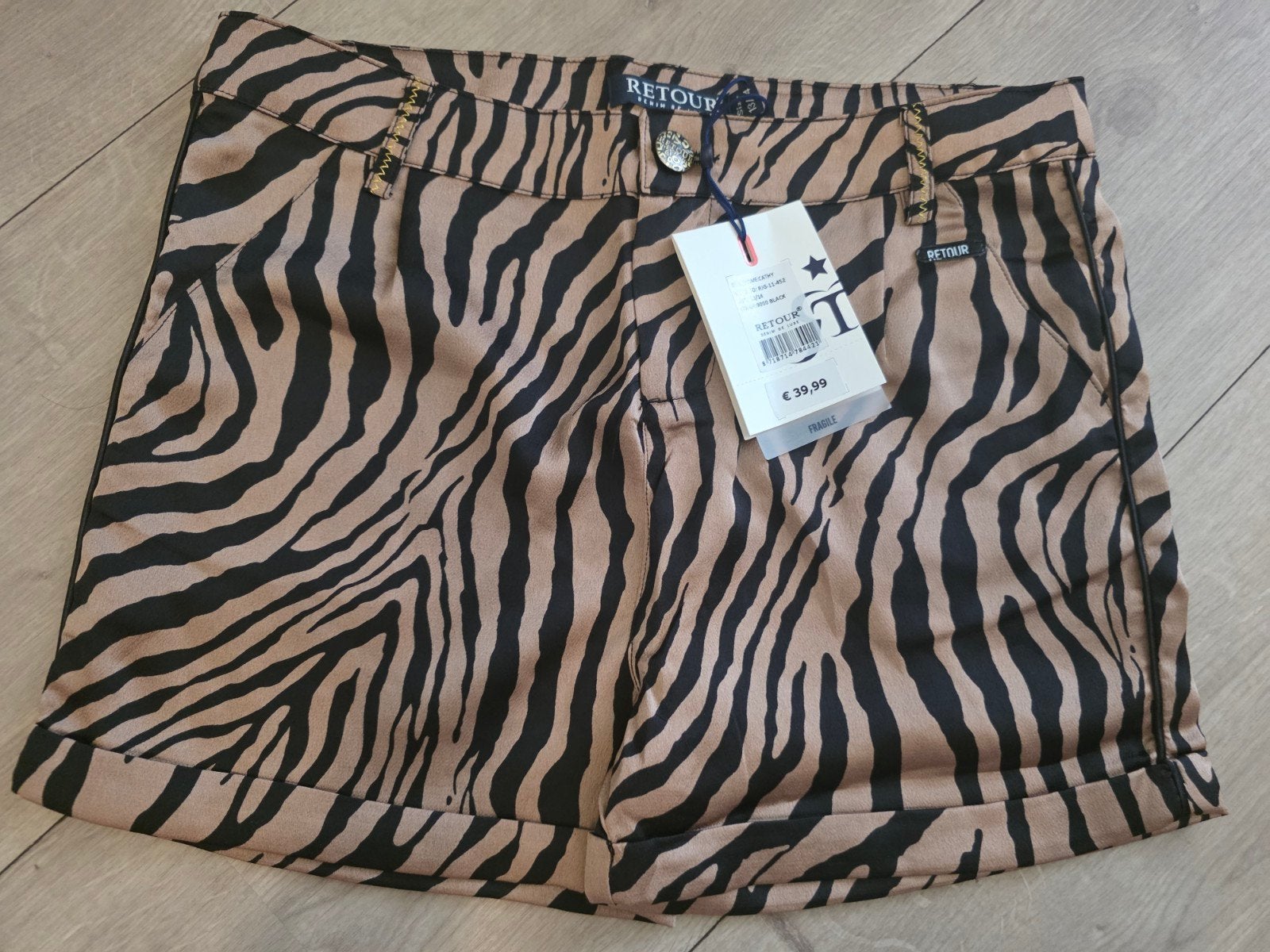 Retour broeken zebraprint, nieuw, 2 maten beschikbaar, Ophalen of Verzenden, Nieuw, Retour, Meisje