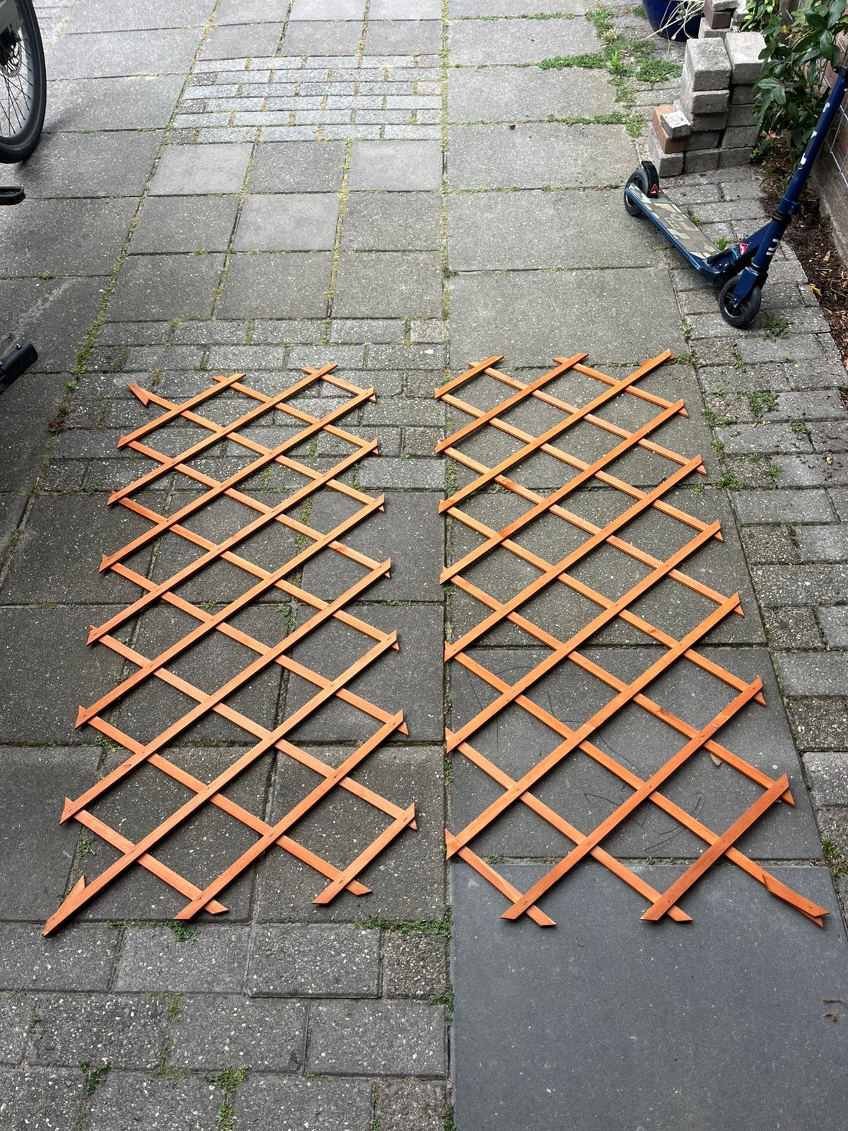 Twee klimrekken planten, Tuin en Terras, Bloembakken en Plantenbakken, Ophalen of Verzenden