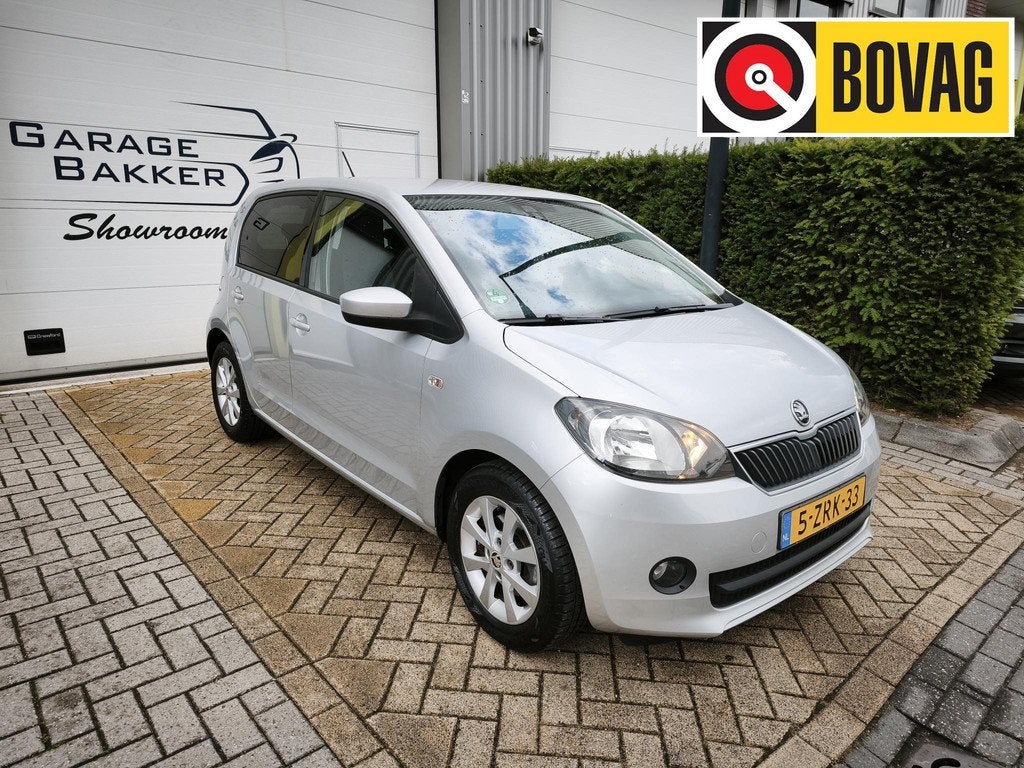 Skoda Citigo 1.0 Greentech Edition 5drs, Navigatie, Airco, C, Voorwielaandrijving, Stof, Gebruikt, Euro 6