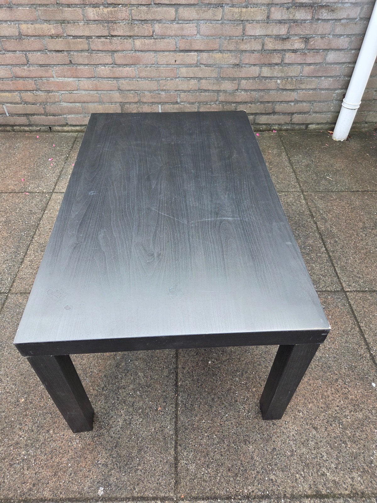 IKEA salontafel - Donkergrijs/Zwart, Ophalen, Gebruikt, 100 tot 150 cm, 50 tot 100 cm