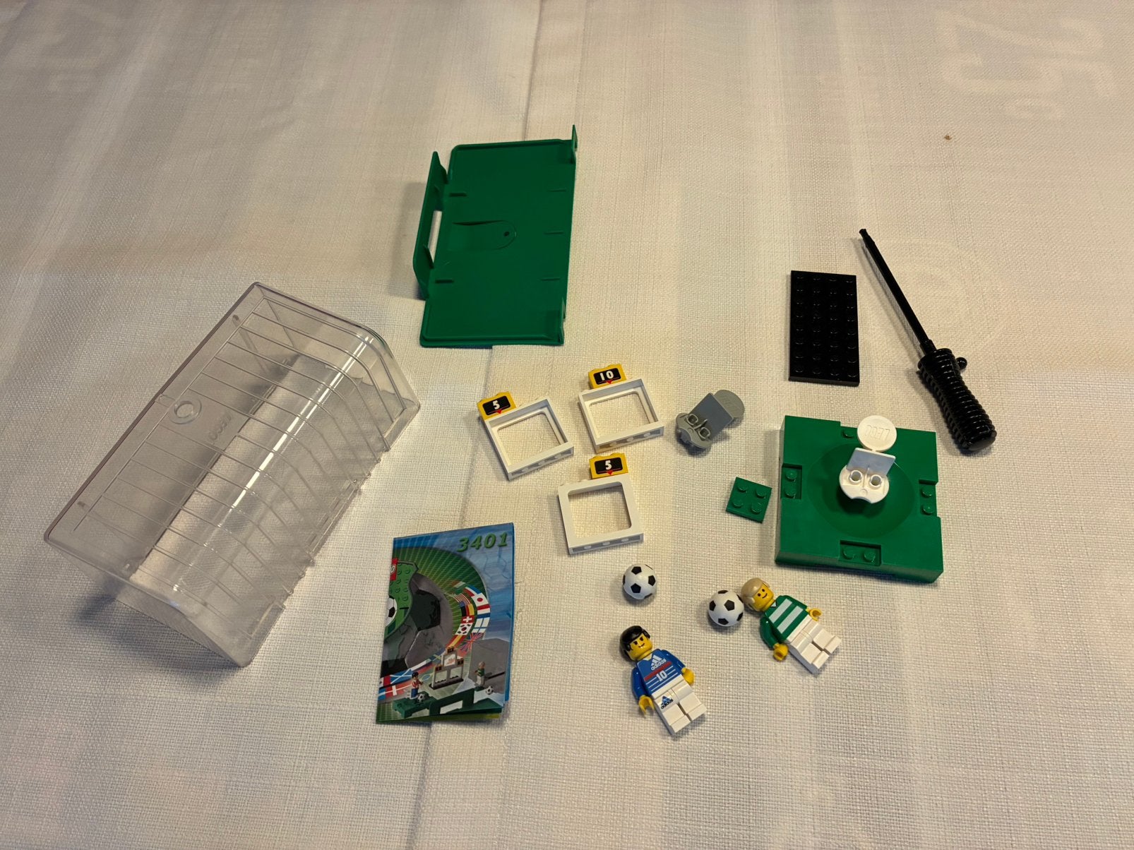 Lego 3401 Shoot 'n' Score - with ZIDANE / Adidas Minifigure, Overige thema's, Lego, Ophalen of Verzenden, Zo goed als nieuw
