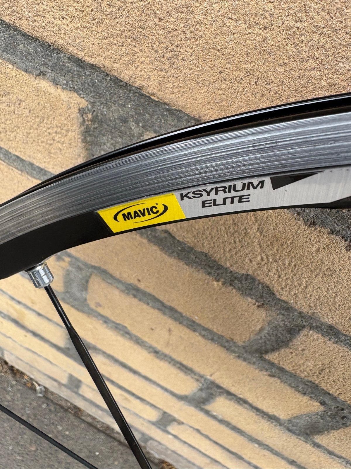 Mavic Ksyrium Elite Wielset - Zo goed als nieuw, Fietsen en Brommers, Fietsonderdelen, Wiel, Gebruikt, Ophalen of Verzenden, Aluminium