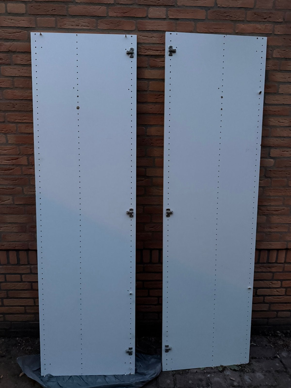 Ikea Pax Kast Onderdelen: Zijkanten, Planken, Achterwand, Ophalen, Met plank(en), Gebruikt, 200 cm of meer