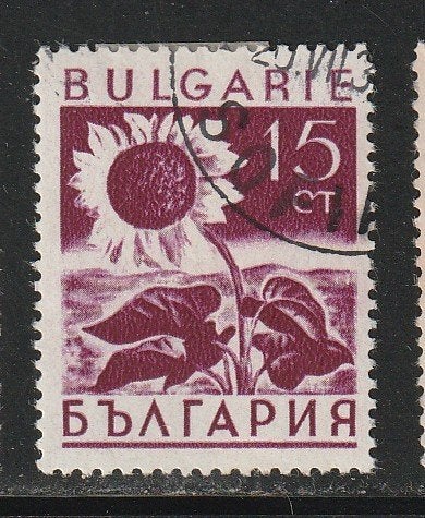 Bulgarije 1938 - Zonnebloem, Ophalen, Bulgarije, Gestempeld