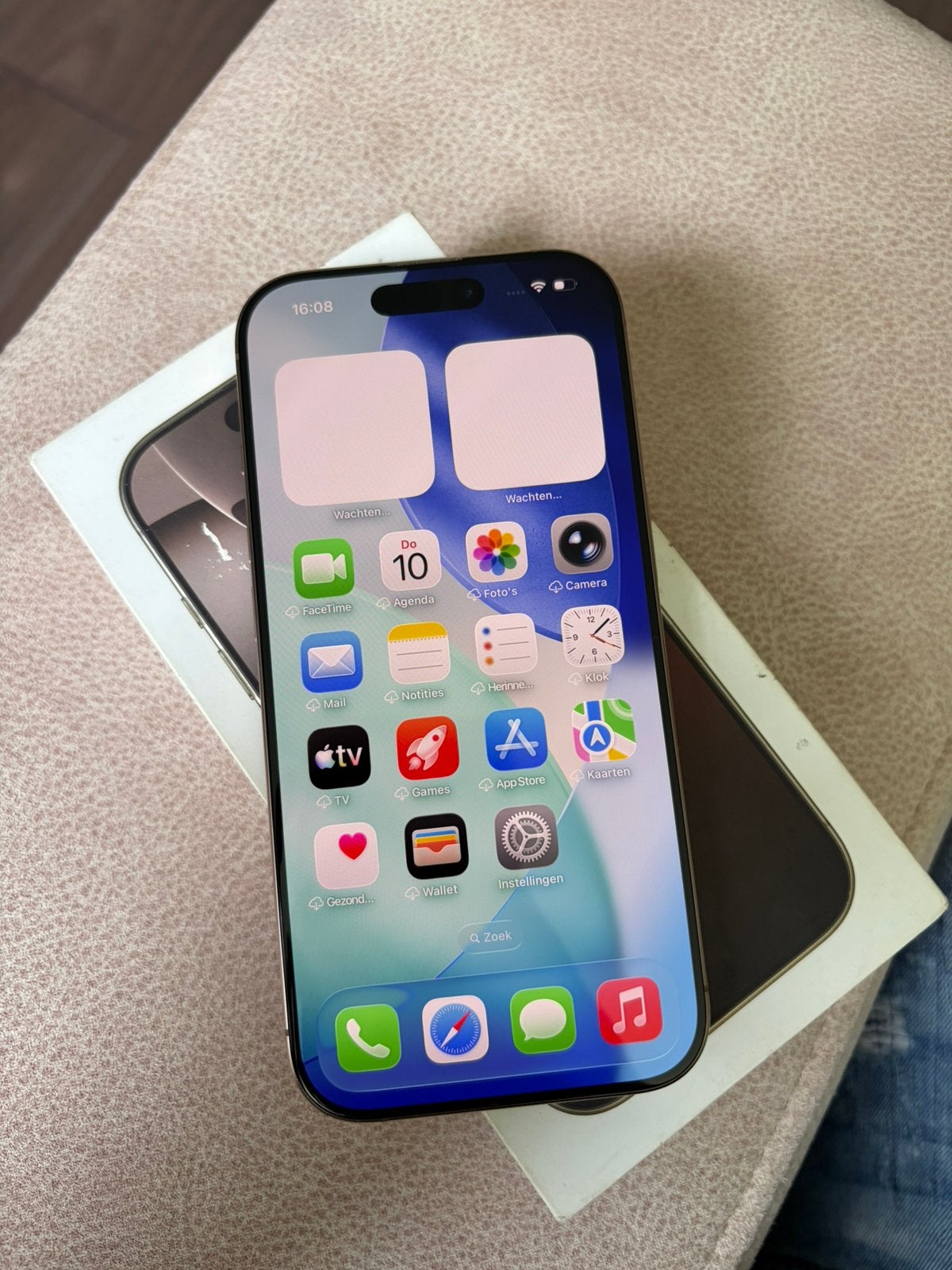 Nette iPhone 16 Pro | 128GB | Desert Titanium | 91% batterij, IPhone 16 Pro, 128 GB, Ophalen of Verzenden, Zo goed als nieuw