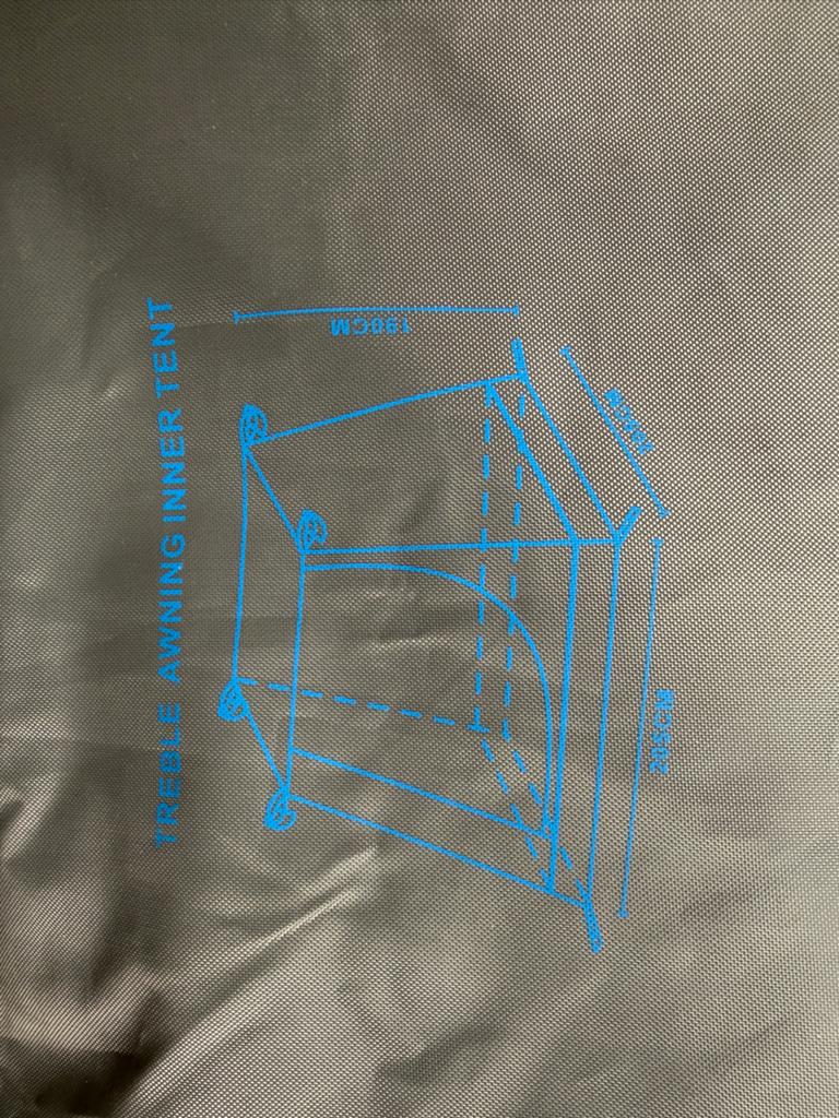 Slaapcabine voortent - Extra slaapplek voor uw voortent, Caravans en Kamperen, Ophalen of Verzenden, Gebruikt, Polyester, Overige merken