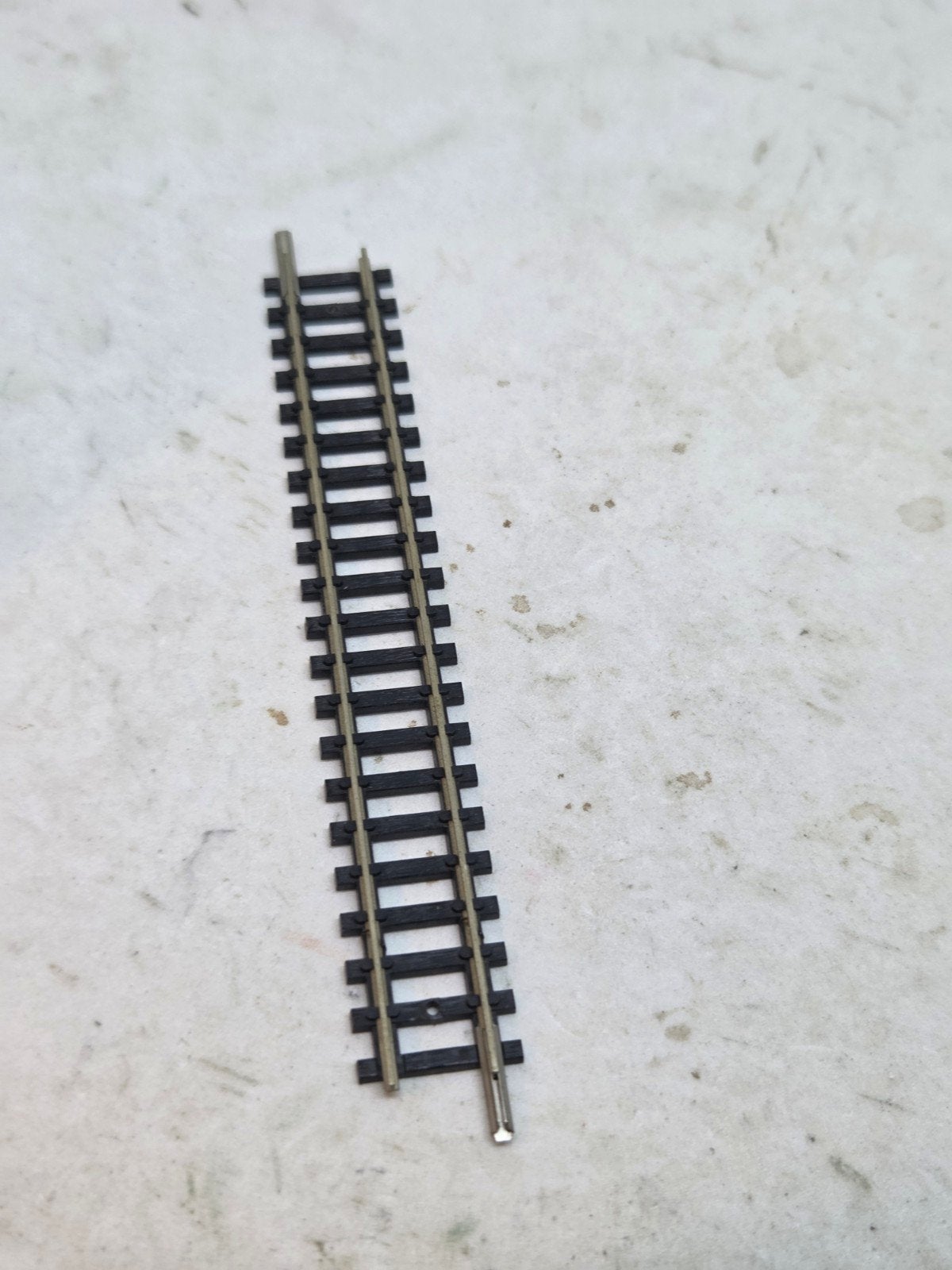 Minitrix 4904 Rechte Rails - 10 cm, Gebruikt, Gelijkstroom of Wisselstroom, Trix, Analoog