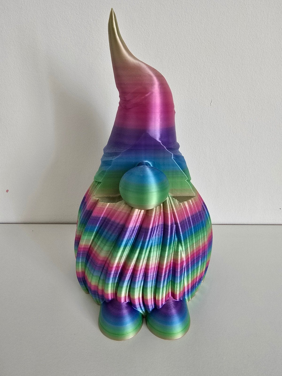 Unieke 3D Geprinte Brilhouder - Regenboog Kabouter, Ophalen of Verzenden, Zo goed als nieuw, Meerkleurig, Kunststof