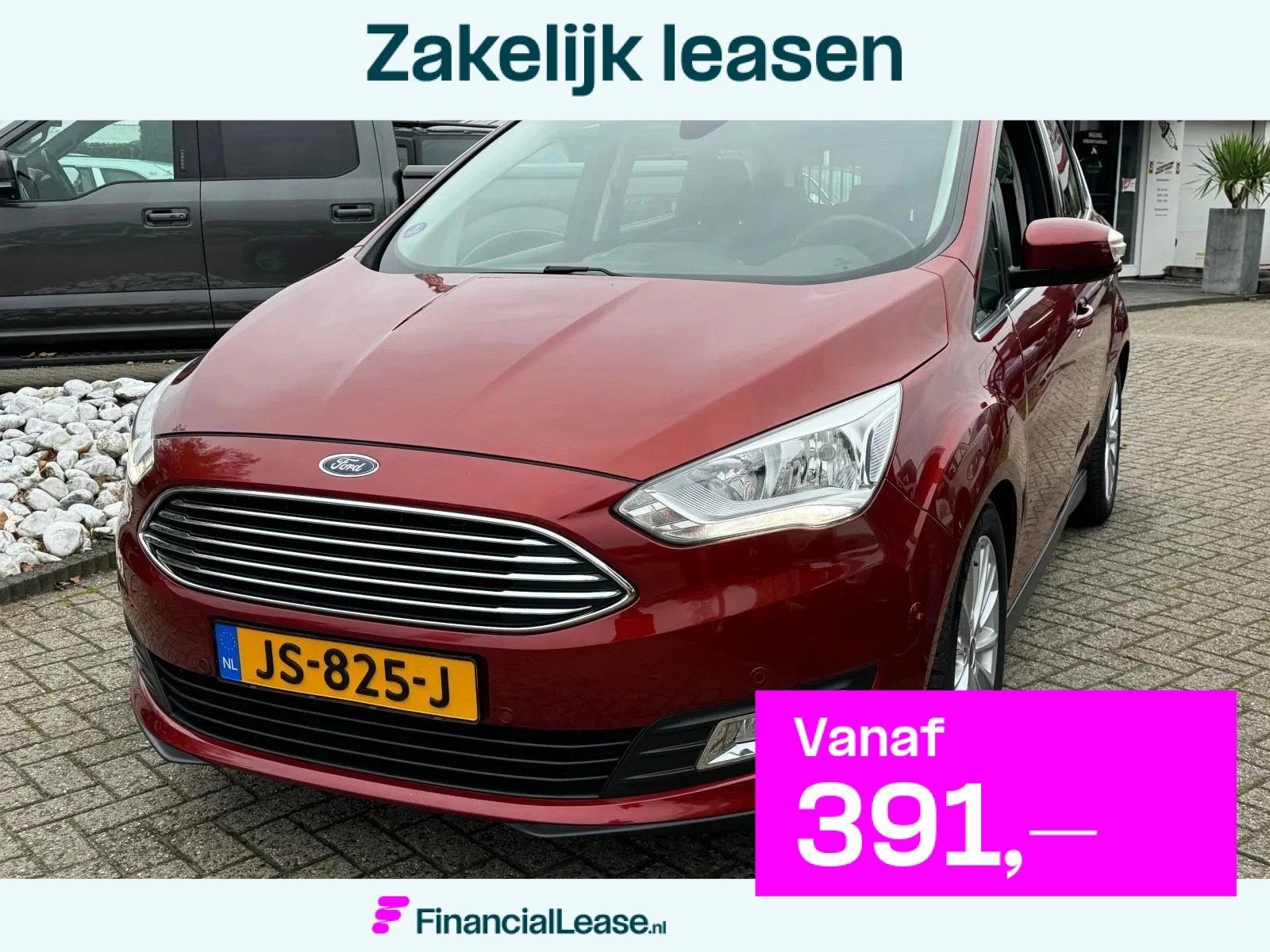 Ford C-Max 1.5 Titanium Automaat Trekhaak LED NL Auto 69.000, 4 cilinders, 150 pk, Origineel Nederlands, Parkeersensor