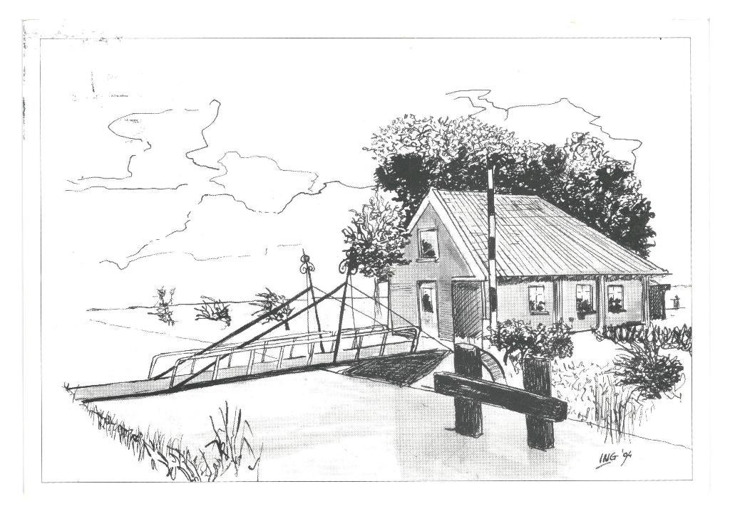 802214 Locatie onbekend 80+ Kanaal Brug Bruggetje, Ophalen of Verzenden, Voor 1920, Gelopen, Drenthe