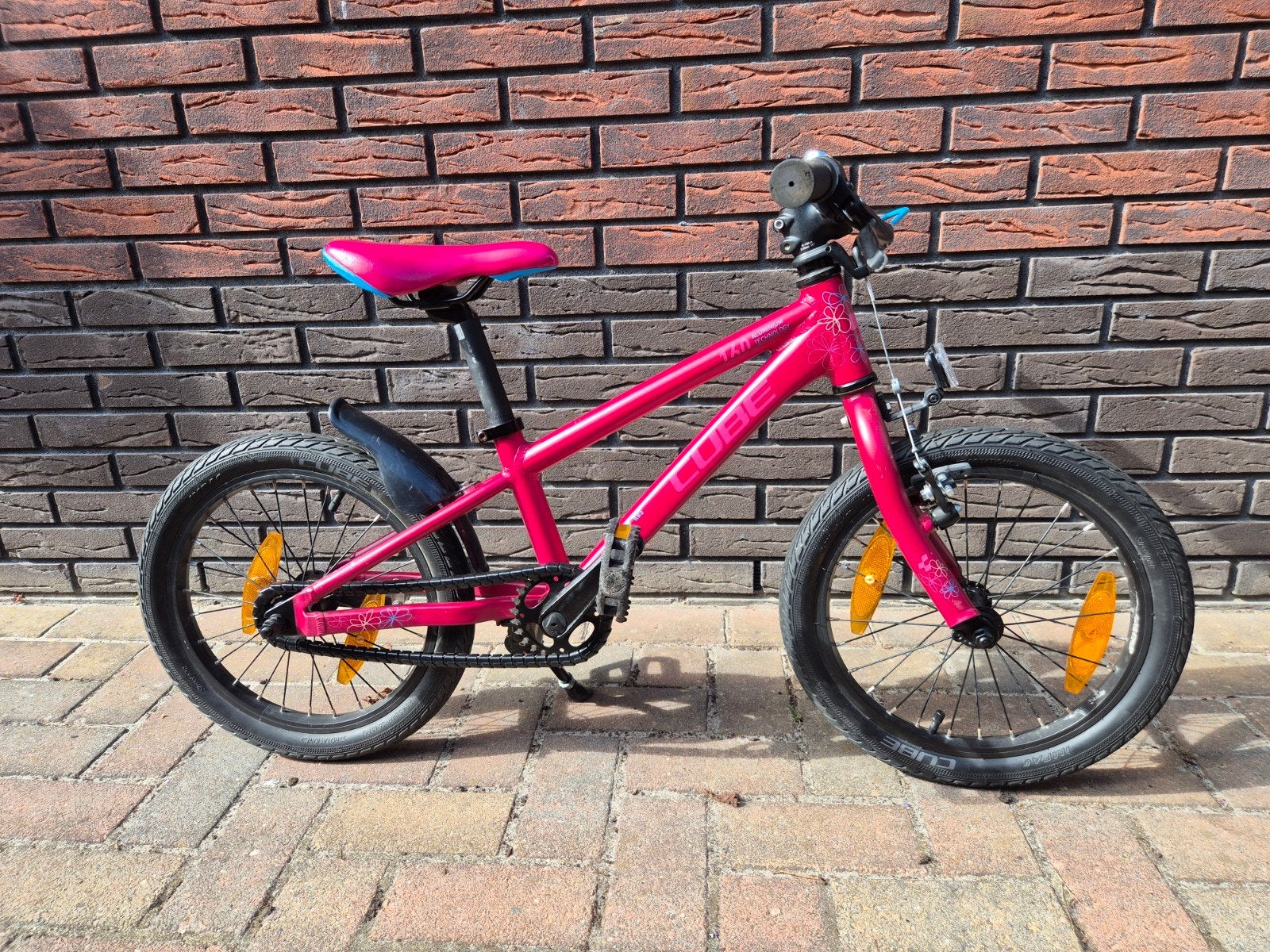 Cube Acid 160 kinderfiets - Roze - 16 inch, Ophalen, Terugtraprem, Cube, 16 tot 20 inch