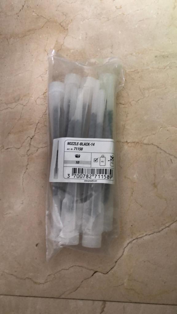 Mengtuit sympafix Nozzle-Black-14 9 stuks, Ophalen of Verzenden, Nieuw