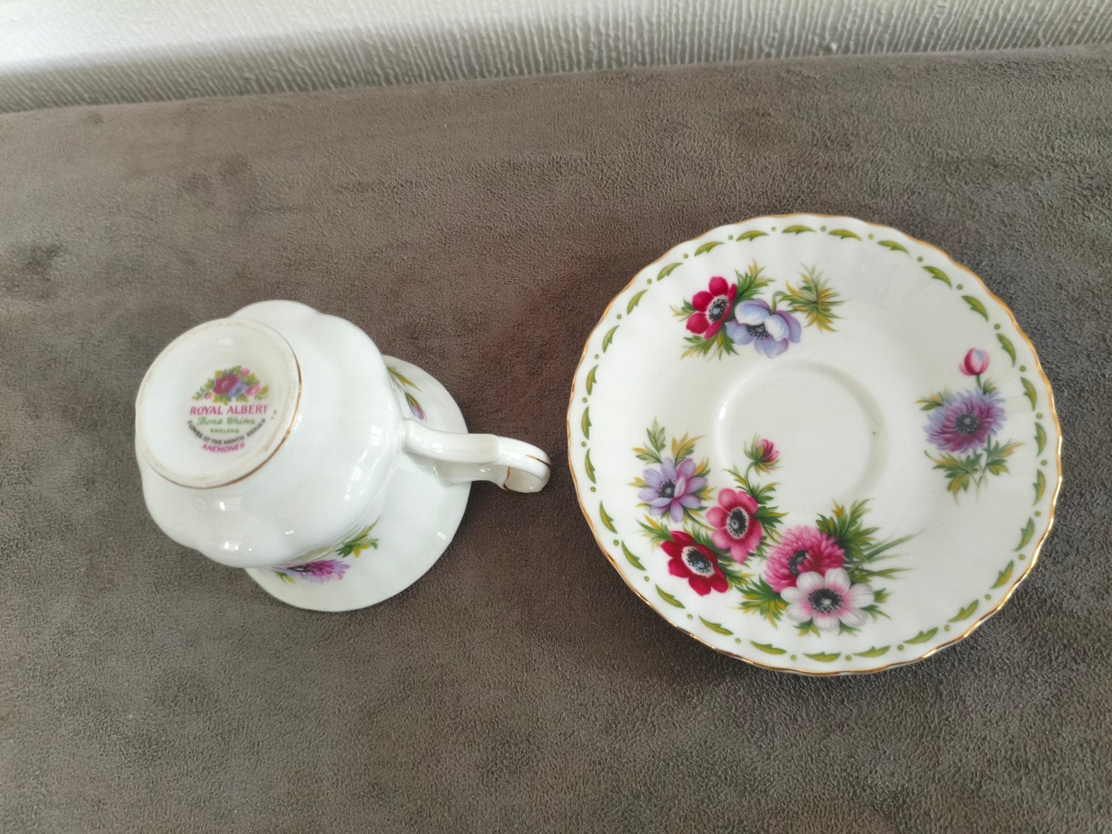 Royal Albert Flowers of the Month - Maart (Anemonen), Ophalen of Verzenden