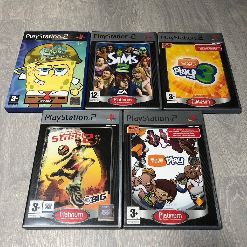 Lot 7 of Playstation 2 Games, Gebruikt, Overige genres, 1 speler, Eén computer