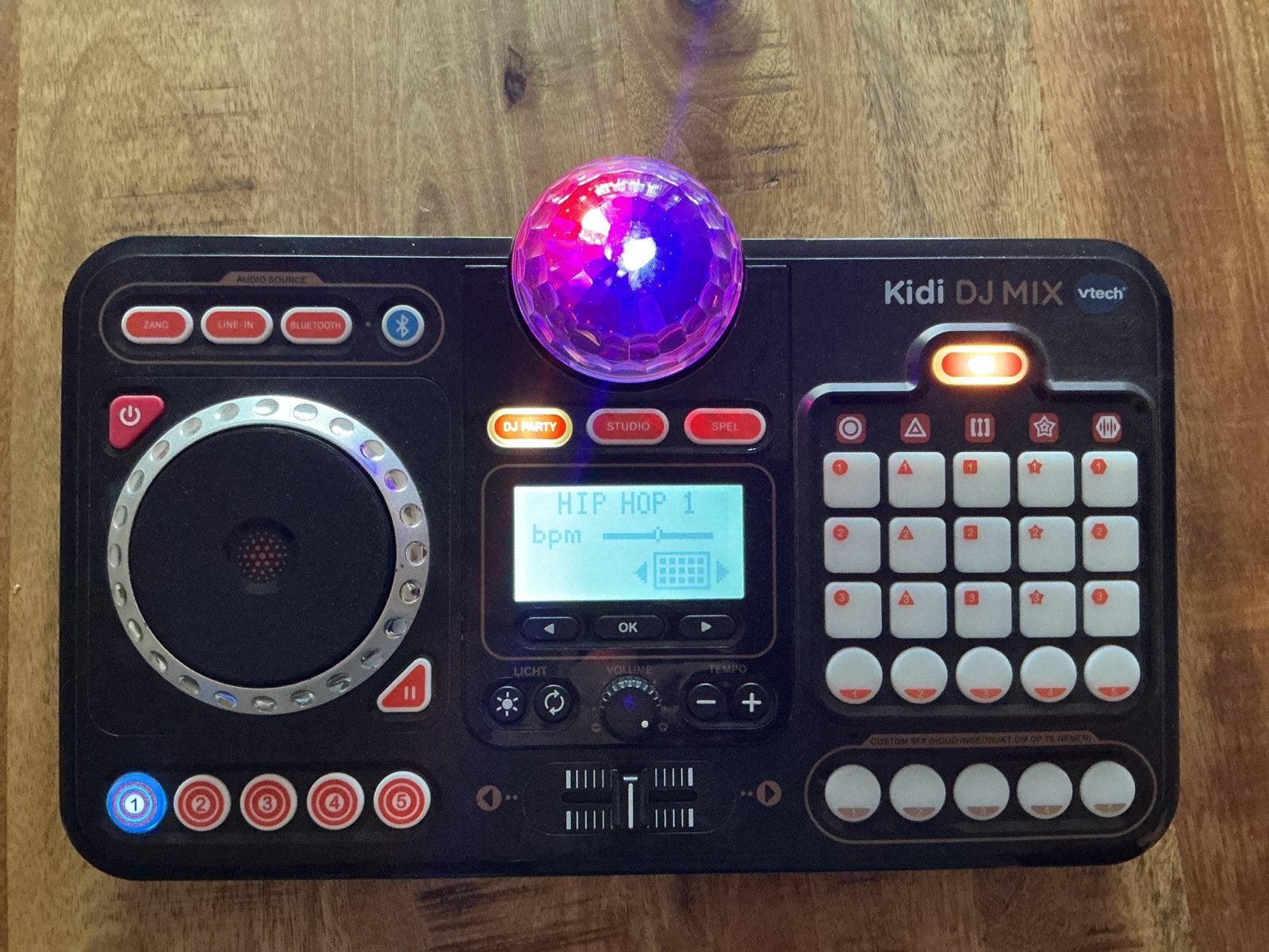 VTech Kidi DJ Mix met discolamp, Ophalen, Zo goed als nieuw, Jongen of Meisje