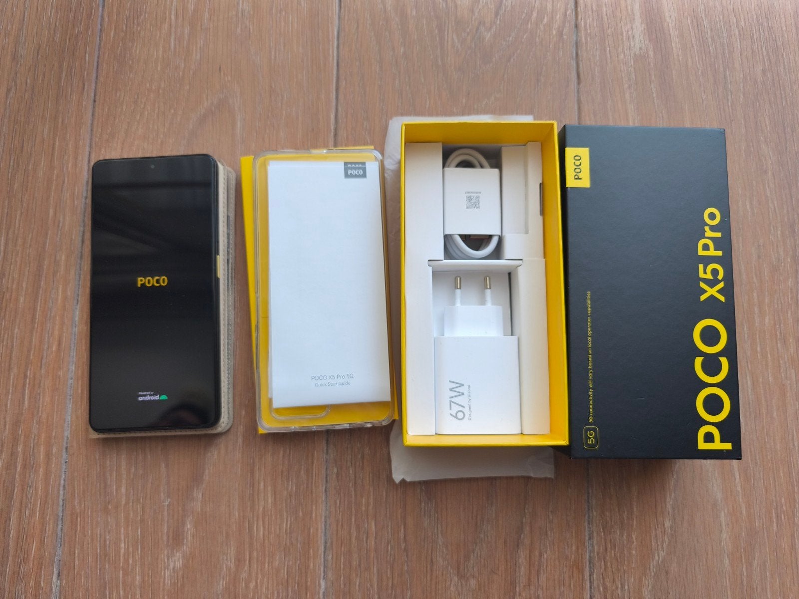 Poco X5 Pro 256GB Geel 5G - Compleet in doos, Ophalen of Verzenden, Zo goed als nieuw, Klassiek of Candybar, Zonder simlock
