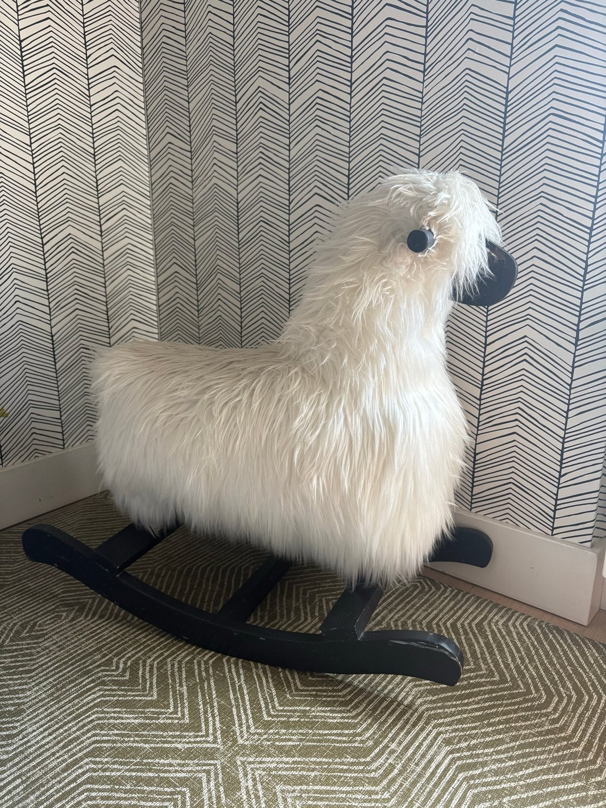 Mooie schommel schaap, Ophalen, Gebruikt, Jongen of Meisje