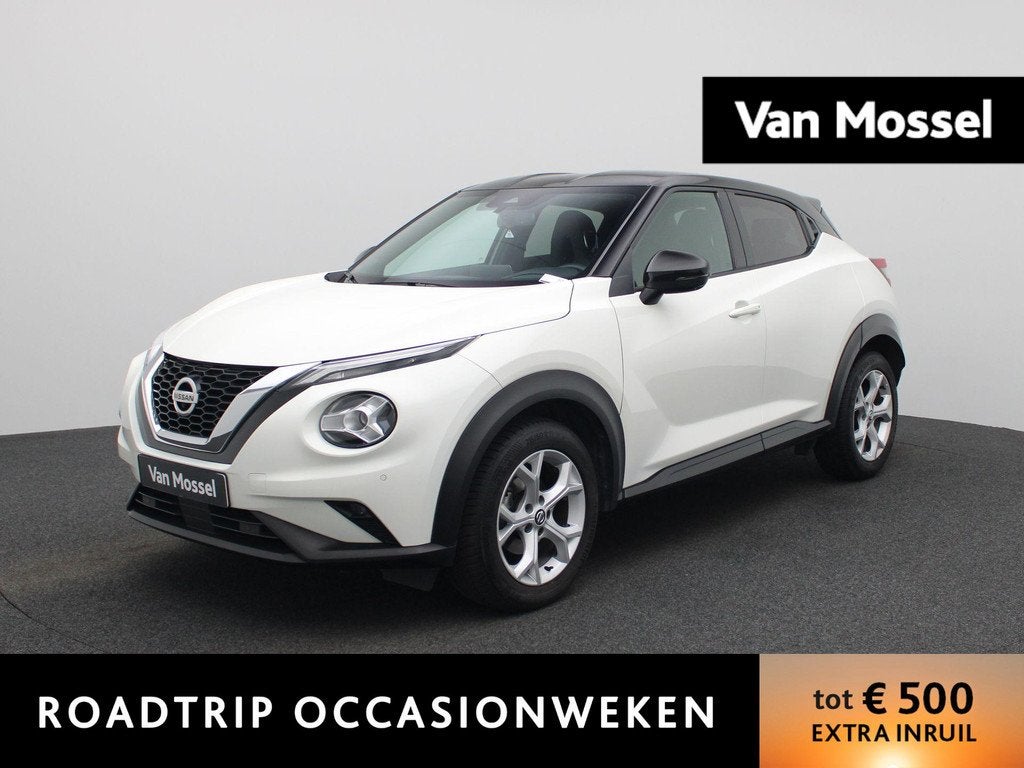 Nissan Juke 1.0 DIG-T Tekna | Automaat | Keyless | Sport sto, Auto's, Nissan, Bedrijf, Te koop, Juke, 360° camera, ABS, Adaptive Cruise Control